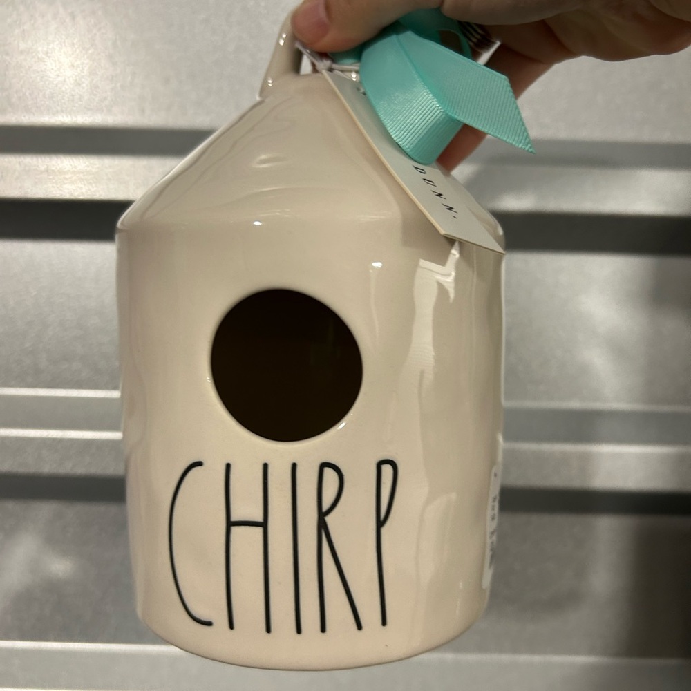 Rae Dunn Chirp Ceramic Birdhouse